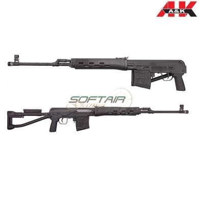 Fucile A Molla Svd-S-SP Dragunov Black A&k (AIK-031098)