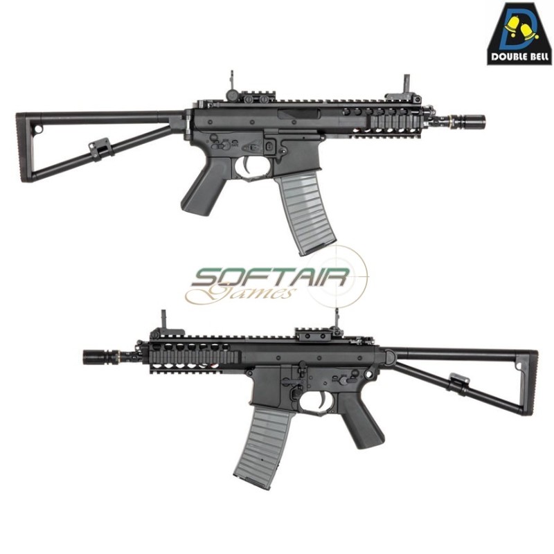 Fucile elettrico PDW nero polymer version double bell (db-003504) Fucile elettrico PDW nero polymer version double bell (db-003504)
