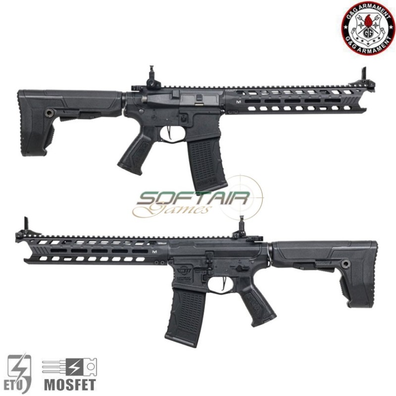 Electric rifle CM16 PREDATOR m-lok BLACK g&g (gg-ggptr-mlok)