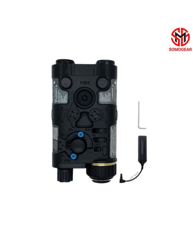 NGAL BLACK Aiming RED Laser IR Laser Illuminator SOMOGEAR (ngal-irilu-r-blk)  - Softair Games - ASG Softair San Marino