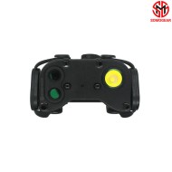 NGAL BLACK Aiming GREEN Laser IR Laser Flashlight SOMOGEAR (ngal-g-blk)