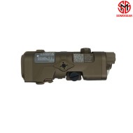 NGAL BLACK Aiming RED Laser IR Laser Flashlight SOMOGEAR (ngal-r-blk)