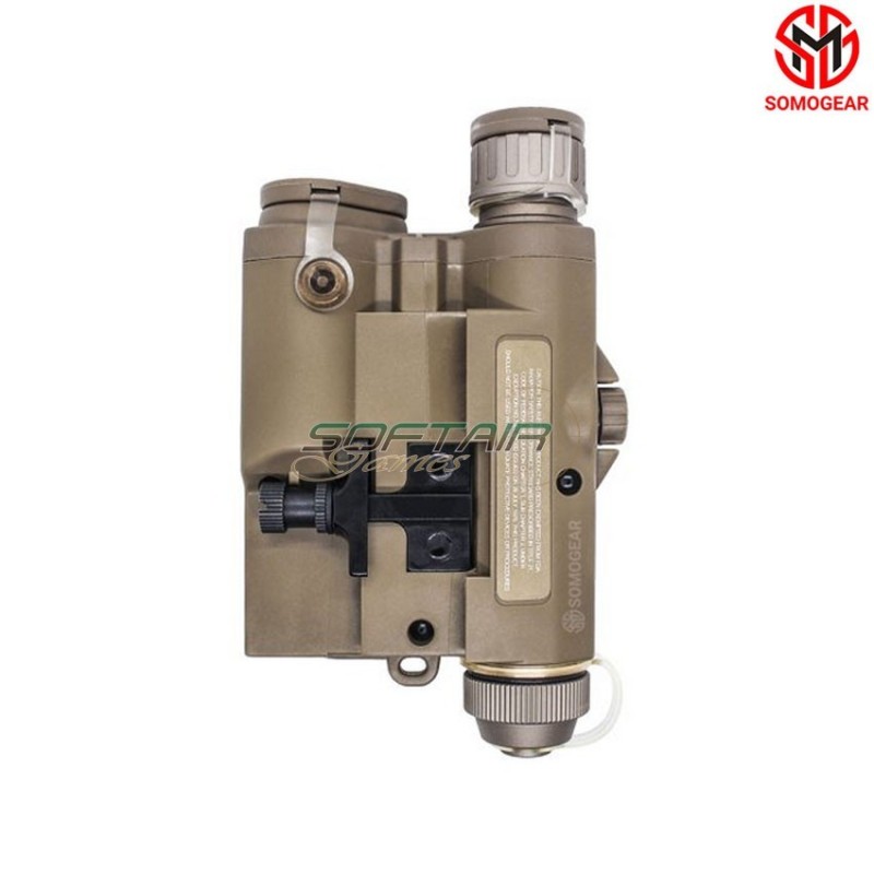 PEQ-15 UHP BLACK RED Laser IR Laser Illuminator PCB Potting SOMOGEAR (peq15-irilu-r-u-blk)