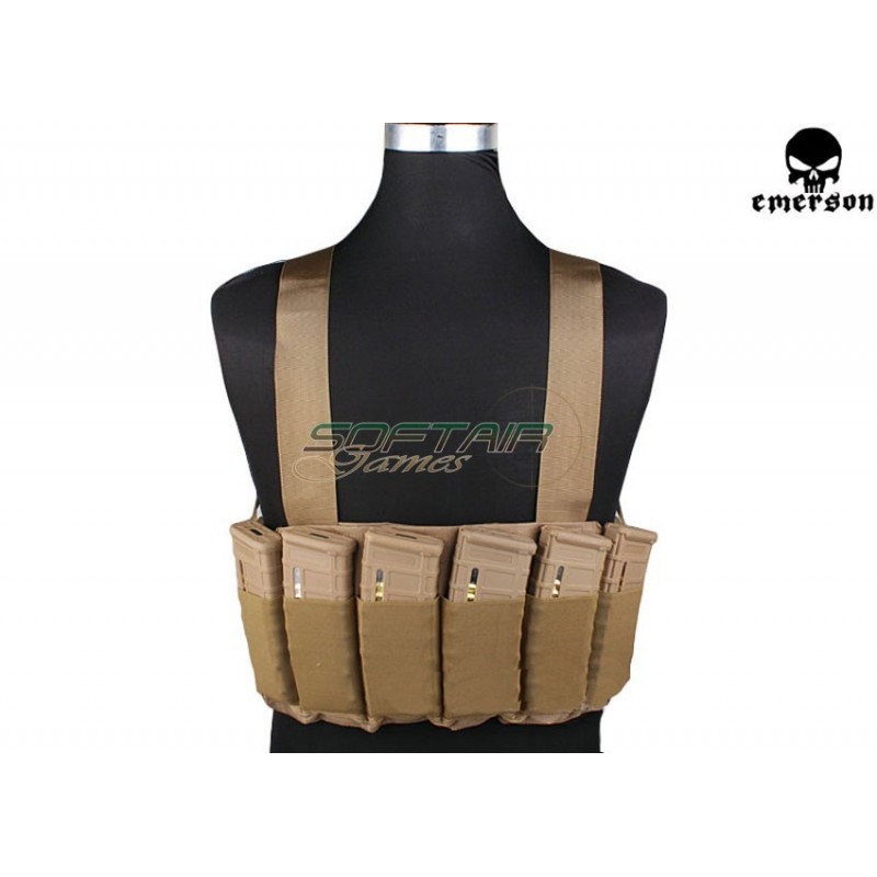 Speed Chest Rig Coyote Brown Emerson (cod.em2390cb)