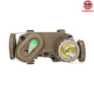 PEQ-15 BLACK Airsoft Aiming RED Laser IR Laser Flashlight PCB Potting SOMOGEAR (peq15-r-blk)