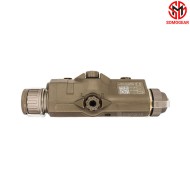 PEQ-15 BLACK Airsoft Aiming RED Laser IR Laser Flashlight PCB Potting SOMOGEAR (peq15-r-blk)