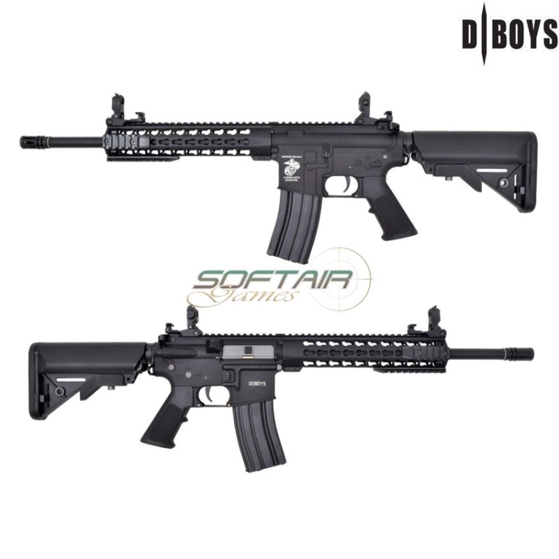 Fucile Elettrico M4 Keymod 10" ETU Metal version Black Dboys (3381m-up)