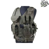 Zip tactical vest OLIVE DRAB vest frog industries® (fi-001854-od)