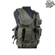 Zip tactical vest OLIVE DRAB vest frog industries® (fi-001854-od)