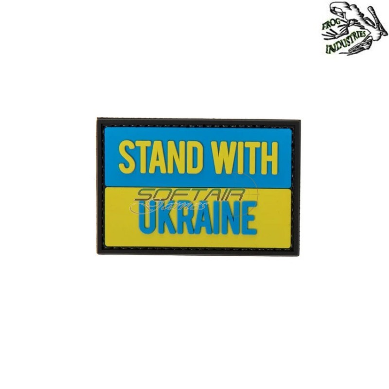 Patch 3d pvc STAND WITH UKRAINE frog industries® (fi-034892)