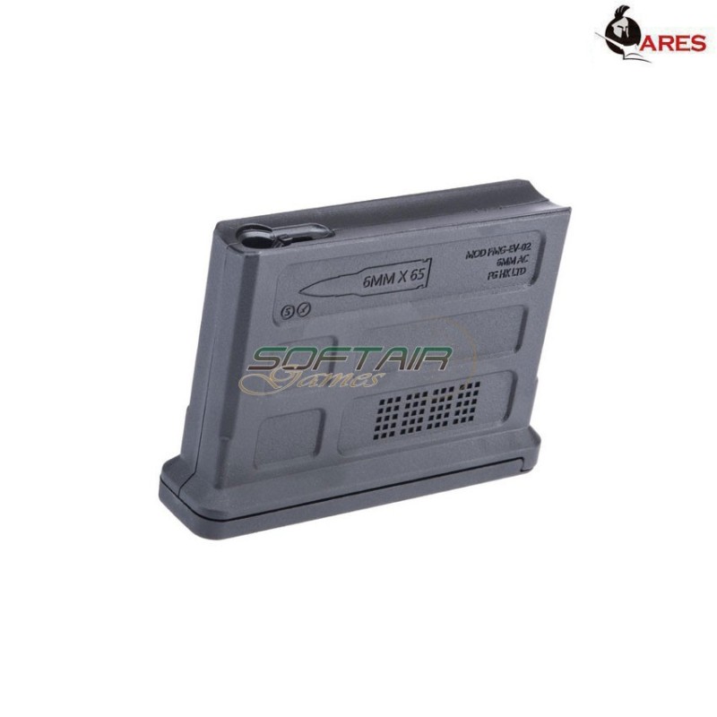 Caricatore monofilare 65bb NERO per sniper ev01/ev02 ares (ar-magev002)