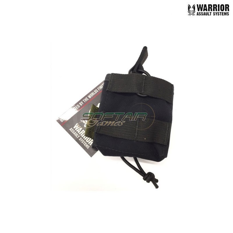 Single Short Fast Open 7.62x51mm Magazine Pouch BLACK Warrior Assault Systems (w-eo-smop-7.62-s-blk)