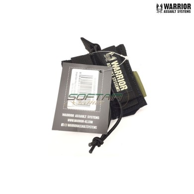 Single Short Fast Open 7.62x51mm Magazine Pouch BLACK Warrior Assault Systems (w-eo-smop-7.62-s-blk)