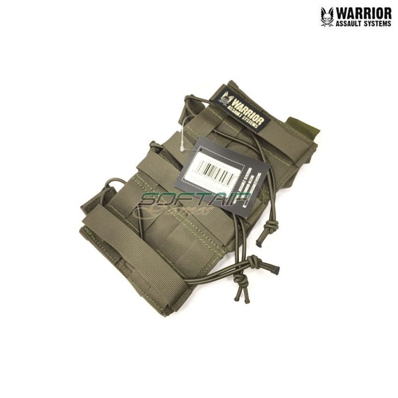 Triple Fast Open Ak Magazines Pouch RANGER GREEN Warrior Assault Systems (w-eo-tmop-ak-rg)