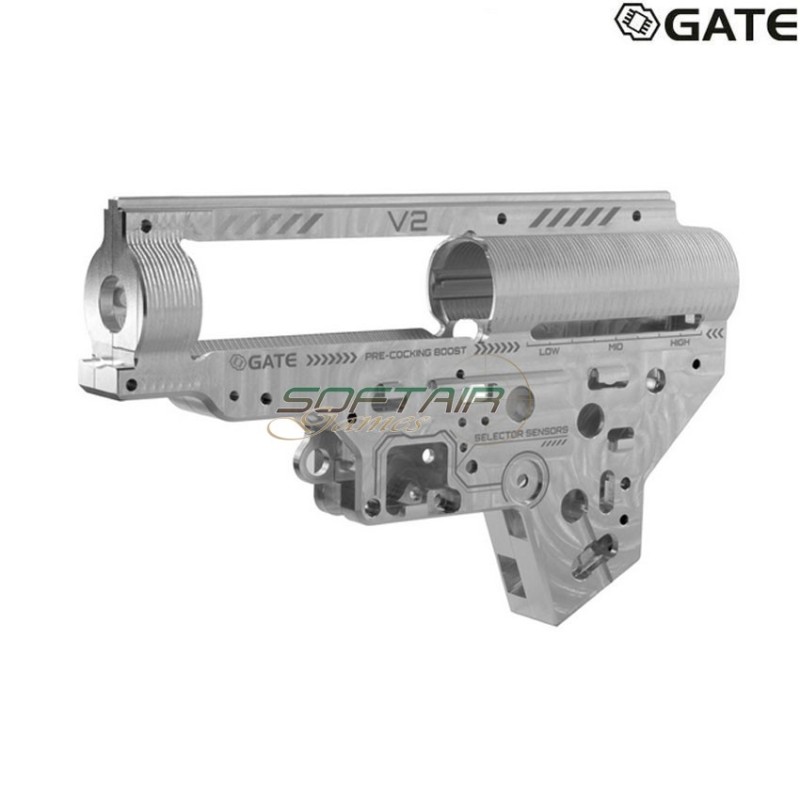 EON V2 Gearbox rev. 2 CNC - Silver gate (gate-eon-gb2-s