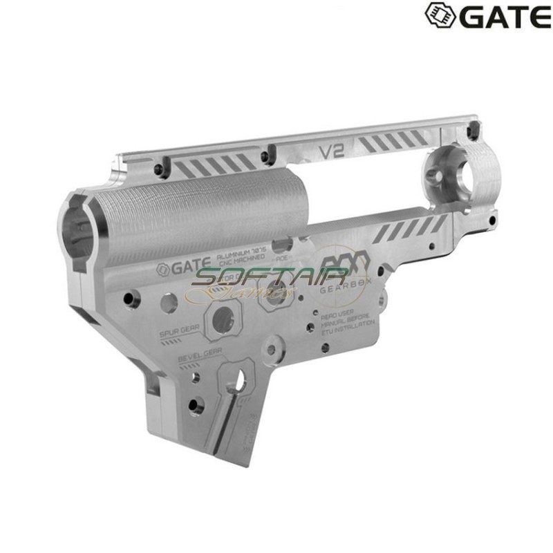 トイガン EON V2 Gearbox rev. 2[CNC]-Silver EON V2 Gearbox OUTLET VERSION rev. 2 [CNC] - Titanium