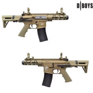 Fucile Elettrico M4 PDW Metal version dark earth Dboys (1131-t)