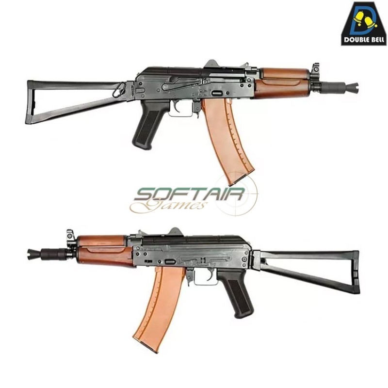 Electric rifle AK74 FULL METAL & REAL WOOD double bell (db-rk-01-w)