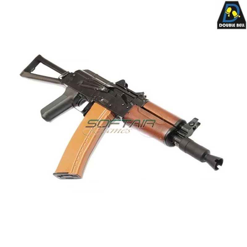 Electric rifle AK74 FULL METAL & REAL WOOD double bell (db-rk-01-w)