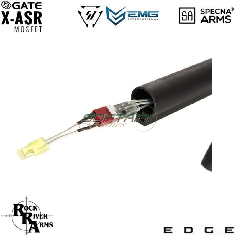 Electric Rifle sa-e17 Edge™ Rra + M4 Strike IND. 8" Carbine Replica BLACK Specna Arms® (spe-01-023946)