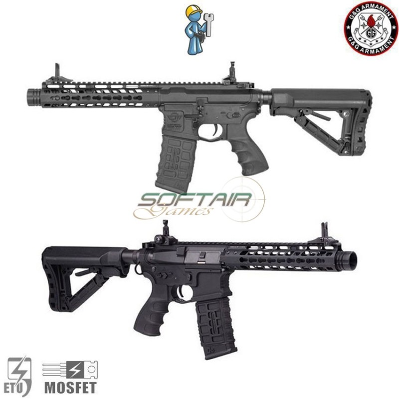 Fucile elettrico FULL CUSTOM 30bb/s WILD 9" NERO g&g (sgw-wild9-30-fc-bk)