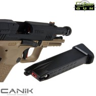 Gas pistol CANiK SAI TP9 Elite Combat Black/Tan cybergun (CG-CA0102)