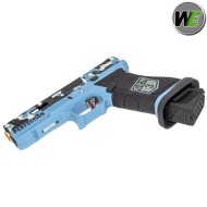 Gas Pistol G17 SECRET Gen3 Ver. CAMO BLUE blowback We (we-g012-g17)