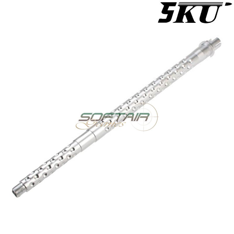 Outer Barrel SR16 E3 16.5" for aeg m4/m16 Silver 5KU (5ku-93-s) Outer Barrel SR16 E3 16.5" for aeg m4/m16 Silver 5KU (5ku-93-s)