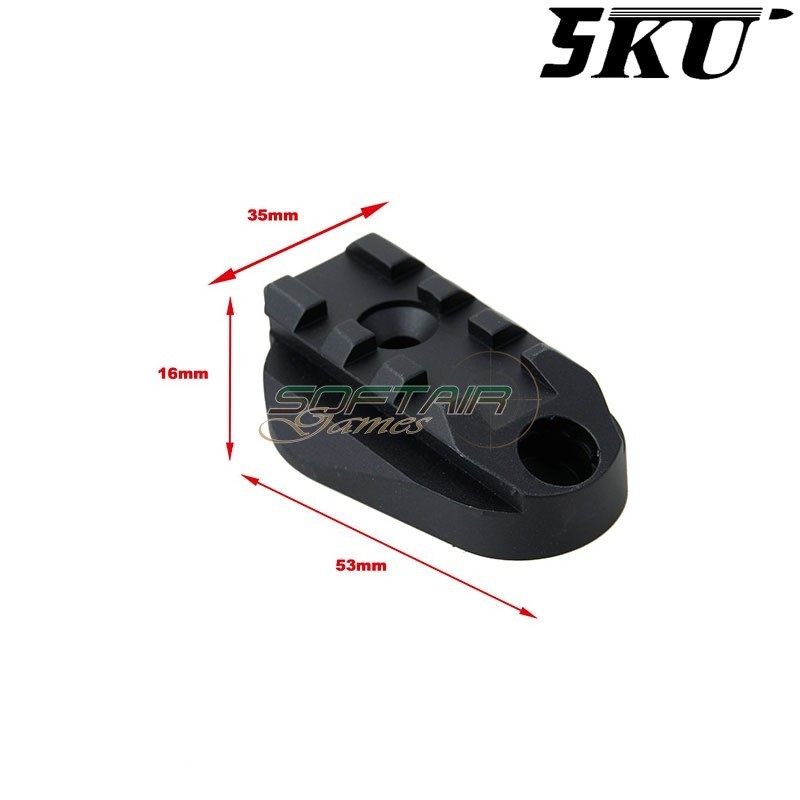 M4 Picatinny Rail Stock Base adattatore 5KU (5ku-317)