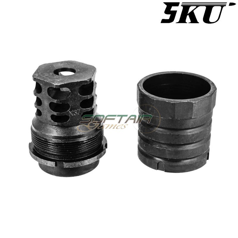 Muzzle Brake con Blast Shield AK 24mm CW 360x37  5KU (5ku-336)
