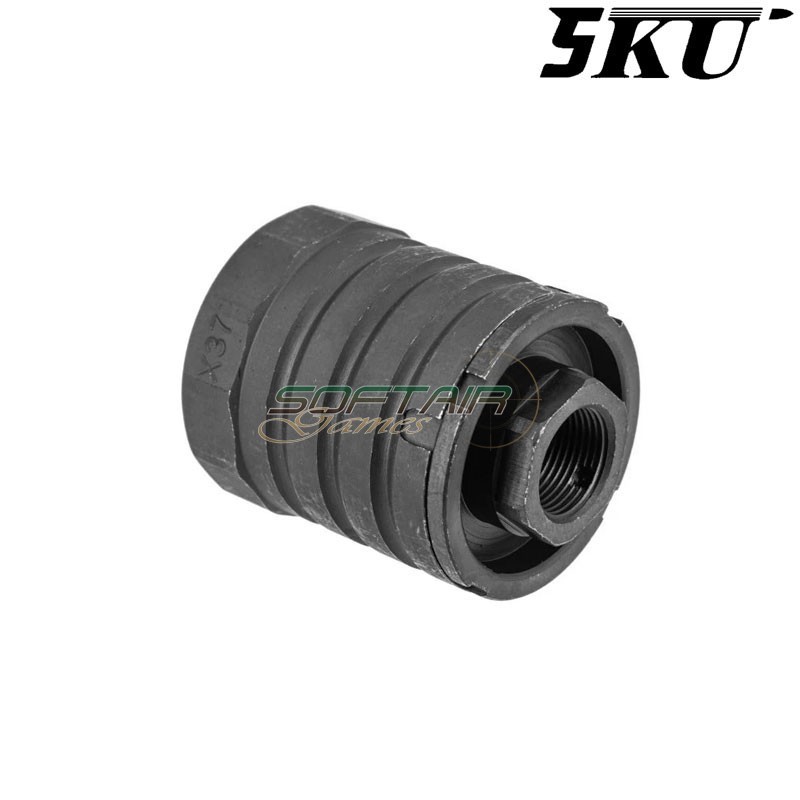 Muzzle Brake con Blast Shield AK 14mm CCW 360x37  5KU (5ku-337) Muzzle Brake con Blast Shield AK 14mm CCW 360x37  5KU (5ku-337)