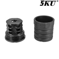 Muzzle Brake con Blast Shield AK 14mm CCW 360x37  5KU (5ku-337) Muzzle Brake con Blast Shield AK 14mm CCW 360x37  5KU (5ku-337)