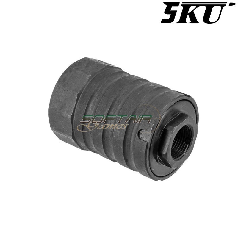 Muzzle Brake with Blast Shield AK 14mm CCW 360x12 5KU (5ku-338)