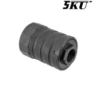 Muzzle Brake con Blast Shield AK 14mm CCW 360x12  5KU (5ku-338)