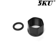 Cover type Hexagon canna esterna pistola per 14mm ccw 5KU (5ku-gb-483-bk)