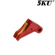 Cnc Trigger Type 493 Tactical Red-gold For Glock Marui/WE 5KU (5ku-gb-493-r) Cnc Trigger Type 493 Tactical Red-gold For Glock Marui/WE 5KU (5ku-gb-493-r)