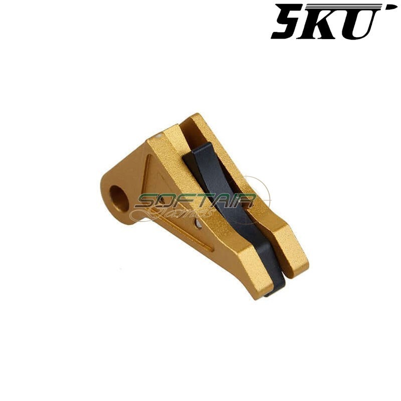Grilletto Cnc Type 493 Tactical Gold-black Per Glock Marui/WE 5KU (5ku-gb-493-g)