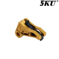Cnc Trigger Type 494 Tactical Gold-black For Glock Marui/WE 5KU (5ku-gb-494-g)