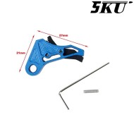 Cnc Trigger Type 494 Tactical Blue-black For Glock Marui/WE 5KU (5ku-gb-494-bu)