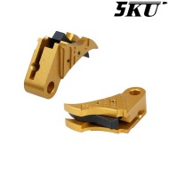 Cnc Trigger Type 495 Tactical Gold-black For Glock Marui/WE 5KU (5ku-gb-495-g) Cnc Trigger Type 495 Tactical Gold-black For Glock Marui/WE 5KU (5ku-gb-495-g)