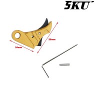 Cnc Trigger Type 495 Tactical Gold-black For Glock Marui/WE 5KU (5ku-gb-495-g) Cnc Trigger Type 495 Tactical Gold-black For Glock Marui/WE 5KU (5ku-gb-495-g)