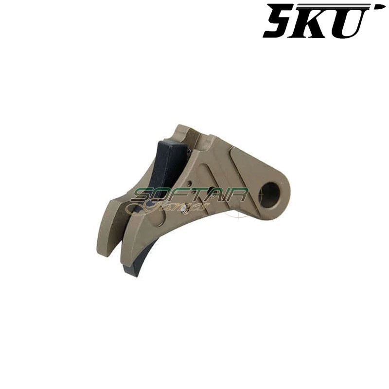 Grilletto Cnc Type 495 Tactical FDE-black Per Glock Marui/WE 5KU (5ku-gb-495-fde)