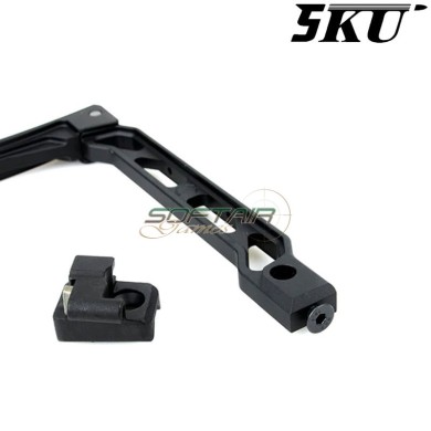 Folding stock mod. AB-8R for AK series black 5KU (5ku-328)