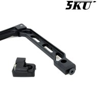 Folding stock mod. AB-8R for AK series black 5KU (5ku-328)