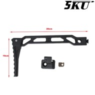 Folding stock mod. AB-8R for AK series black 5KU (5ku-328)