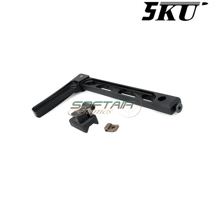 Folding stock mod. AB-8 for AK series black 5KU (5ku-329)