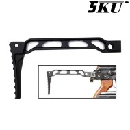 Folding stock mod. AB-8R for AK series black 5KU (5ku-328)