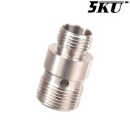 Silencer Adapter 11mm CW to 14mm CCW Silver 5KU (5ku-gb-496) Silencer Adapter 11mm CW to 14mm CCW Silver 5KU (5ku-gb-496)