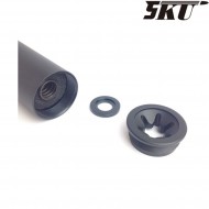 Silenziatore NERO con spegnifiamma 12mm CW per MP7 5KU (5ku-84) Silenziatore NERO con spegnifiamma 12mm CW per MP7 5KU (5ku-84)