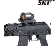 BLACK top cover with rail for aeg ak 5ku (5ku-230)